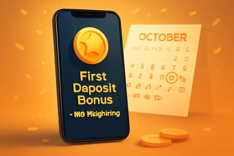 โบนัสฝากแรกไม่มีเทิร์น ต้อนรับตุลาคม ถอนเงินได้ทันที